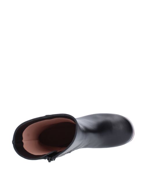 ROSIE 27 GIA BORGHINI x RHW ankle boots in leather GIA BORGHINI | ROSIE 27NERO